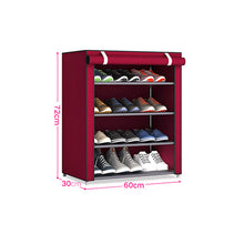 Load image into Gallery viewer, Non-woven Fabric Storage Shoe Rack Hallway Cabinet Organizer Holder 4/5/6 Layers Assemble Shoes Shelf DIY Home Furniture