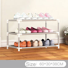 Load image into Gallery viewer, Non-woven Fabric Storage Shoe Rack Hallway Cabinet Organizer Holder 4/5/6 Layers Assemble Shoes Shelf DIY Home Furniture