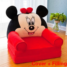 Load image into Gallery viewer, Disassembled Washed Kids Sofa Fashion Children Sofa Folding Cartoon Cute Baby Mini Sofa Kindergarten Baby Seat Sofa with Filling