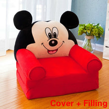 Load image into Gallery viewer, Disassembled Washed Kids Sofa Fashion Children Sofa Folding Cartoon Cute Baby Mini Sofa Kindergarten Baby Seat Sofa with Filling