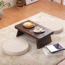 Load image into Gallery viewer, Japanese Style Antique Solid Wood Tea Table Tatami Small Coffee Table Solid Paulownia Wood Furniture Living Room Low Tea Table